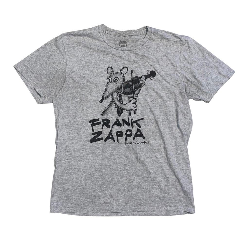 Frank Zappa Waka Jawaka Graphic T-Shirt Mens Medium Heather Gray Rock Band Tee